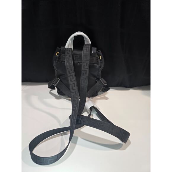 Versace Mini Nylon Medusa Drawstring Backpack Bag - NEW - Picture 5 of 11